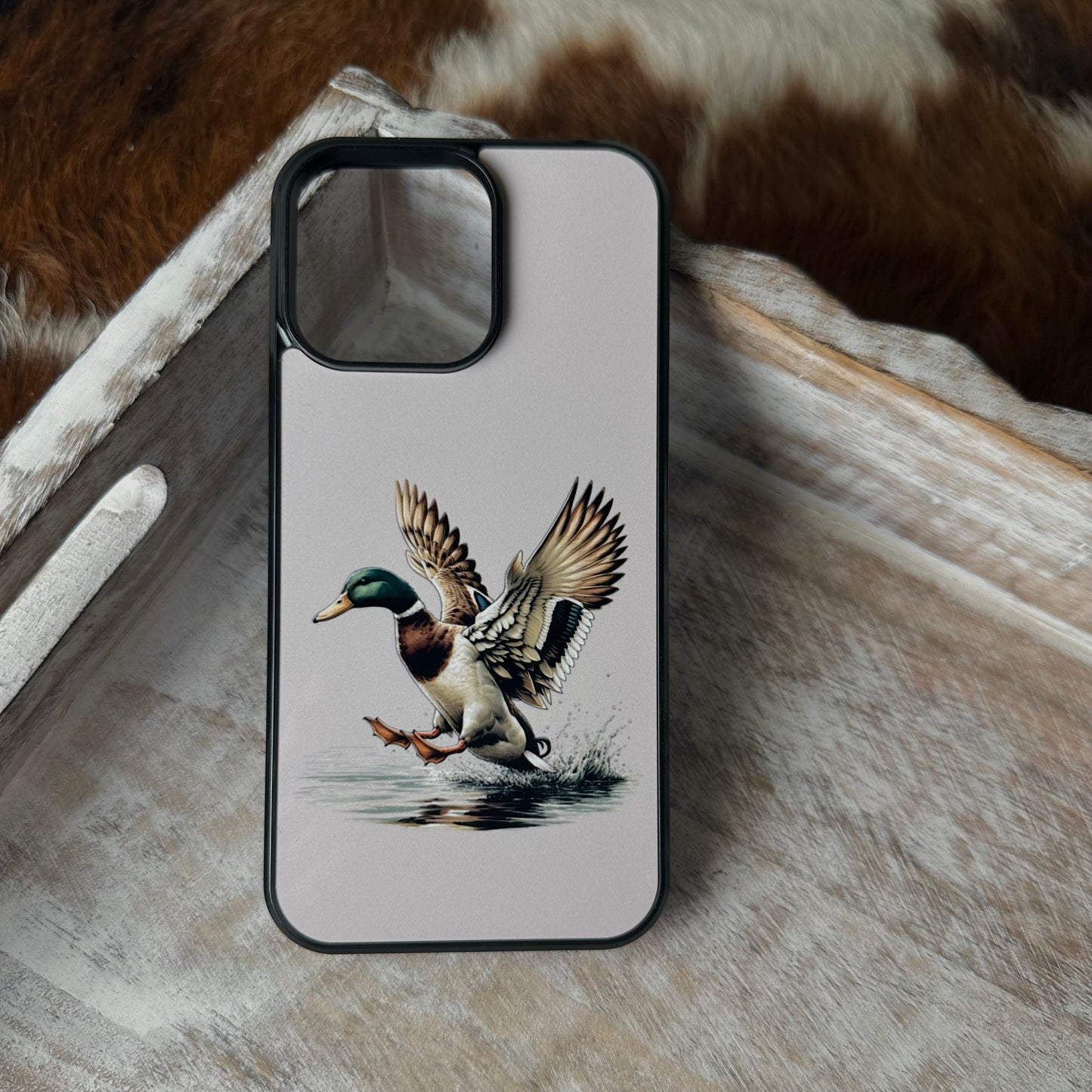 Flying duck phone case