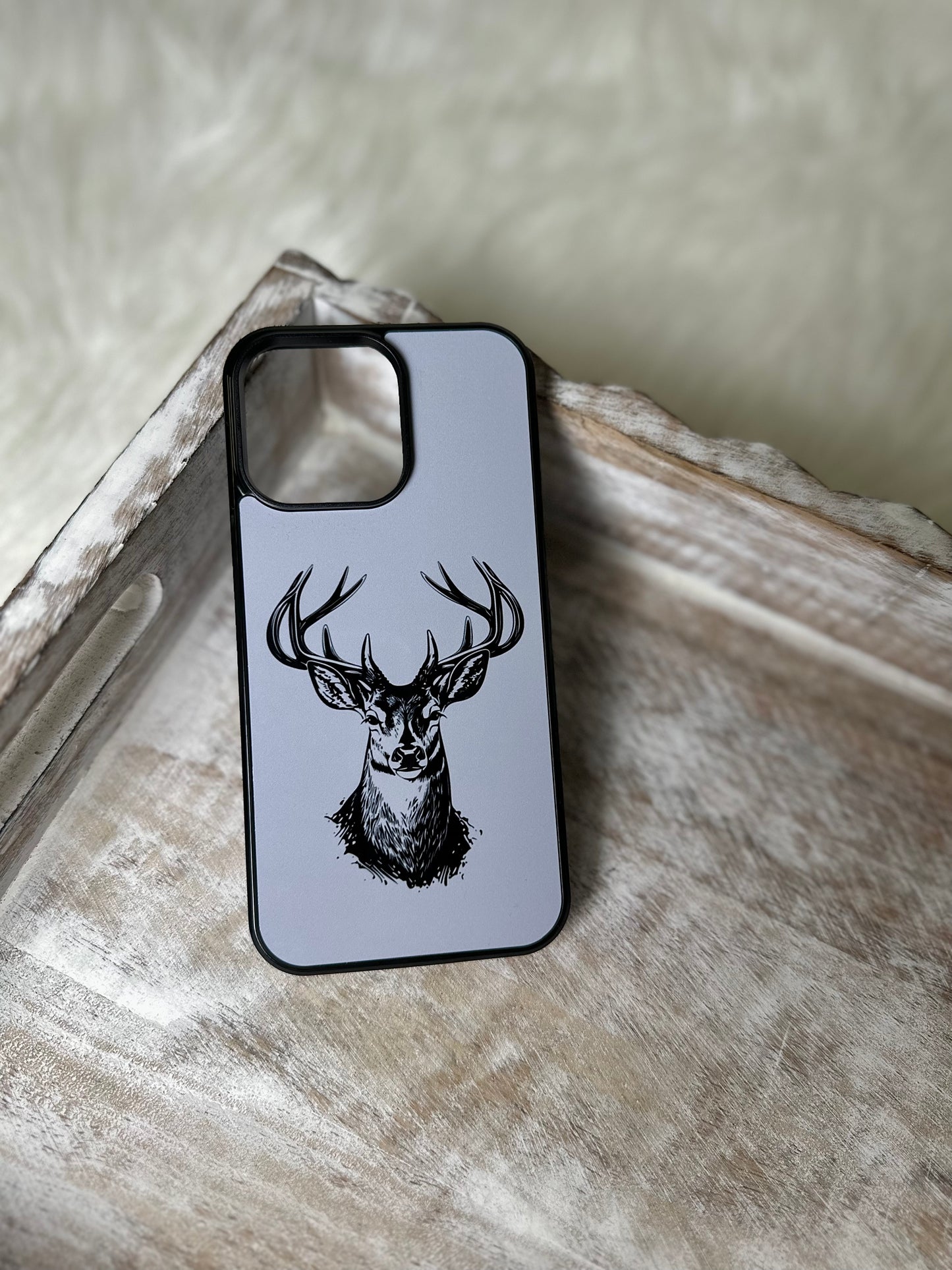 Deer head phone case